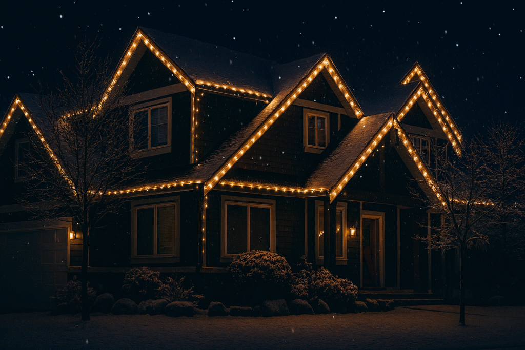 Christmas Light Installation